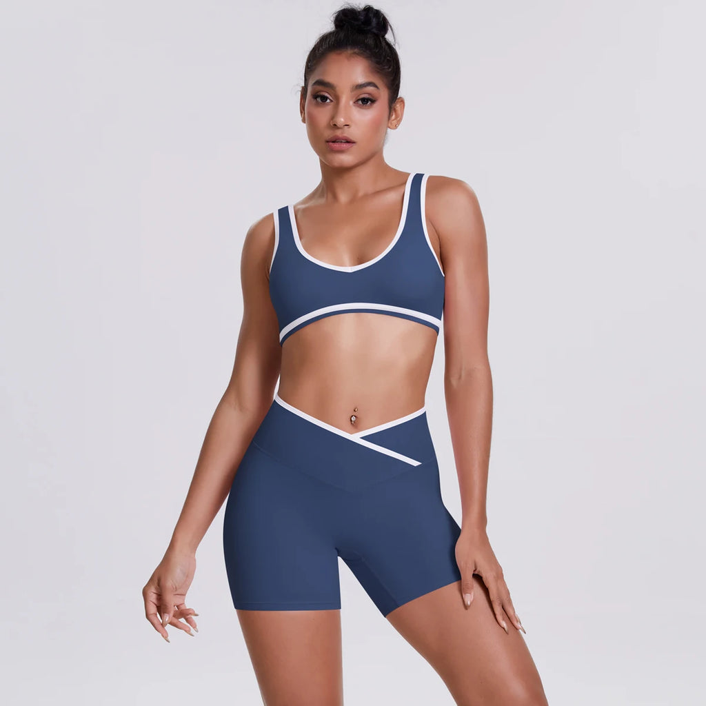 Conjunto Deportivo Mujer 2 Piezas | Yoga Gimnasio | Secado Rápido Ajuste Delgado