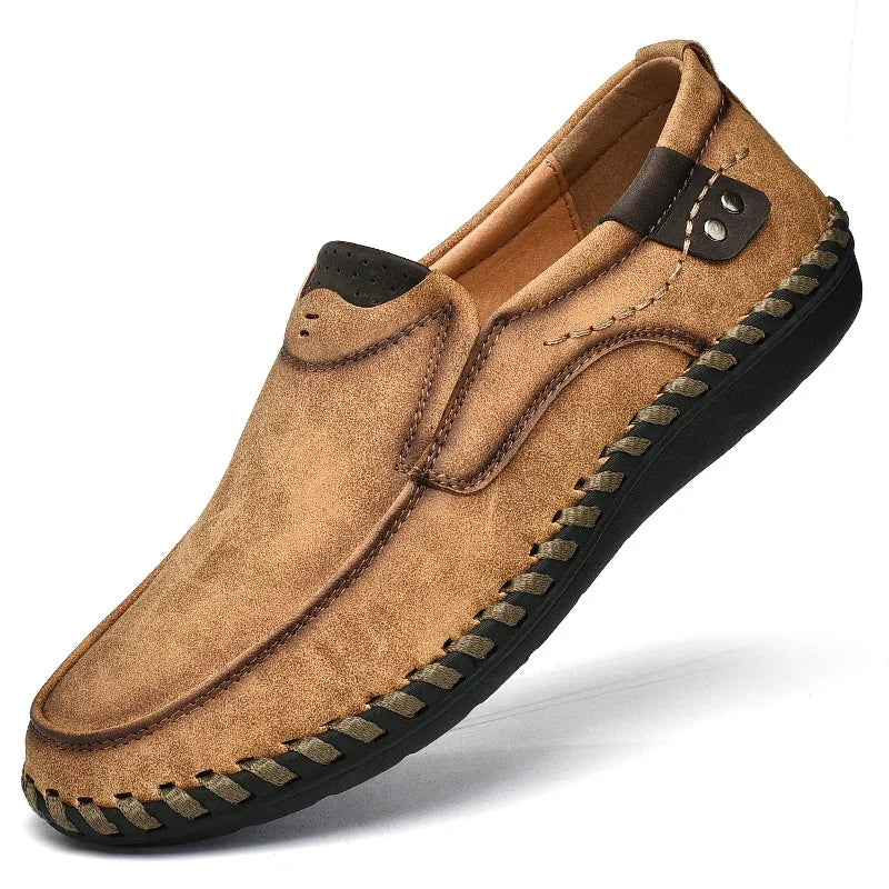Mocasines Lujo Hombre ∣ Cuero Suave ∣ Zapatos Cómodos para Conducir