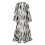 Conjunto de Bikini de Gasa de 3 Piezas - Traje de Baño Divisado para Playa