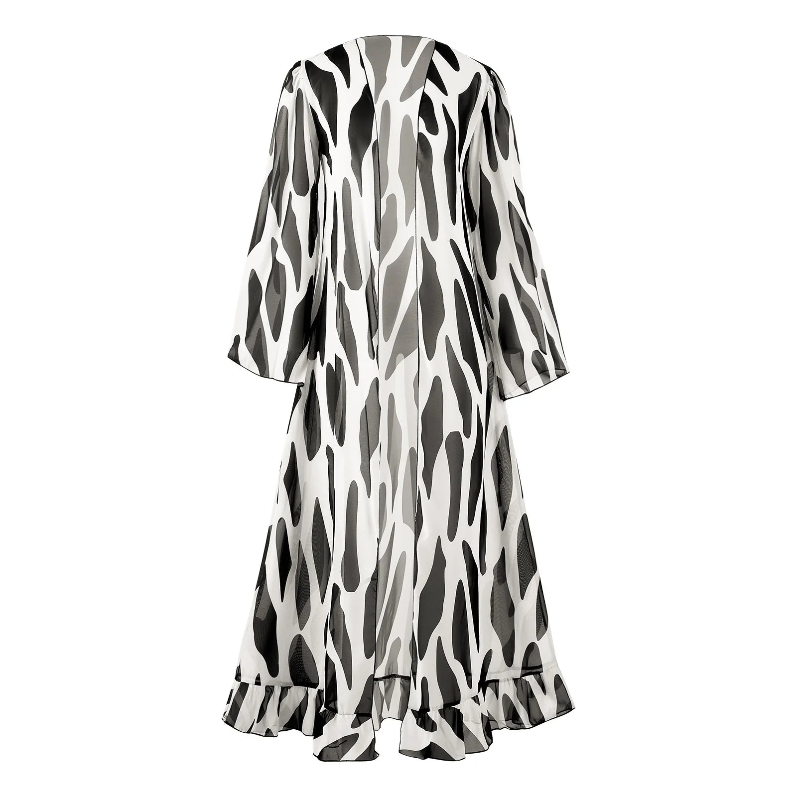 Conjunto de Bikini de Gasa de 3 Piezas - Traje de Baño Divisado para Playa