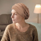 Gorro respirable para mujer, turbante Hijabs para mujer, gorro de tela elástica para la cabeza, gorro suave con volantes para quimio contra el cáncer, bufanda musulmana, venta al por mayor
