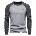 Camiseta Cuello Redondo Algodón Hombre | Manga Larga Casual | Tallas S-XXL | Tico Trendy