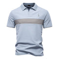 Polo Rayas Cuello V Verano Hombre | Ajustado Transpirable | Tallas S-XXL | Tico Trendy