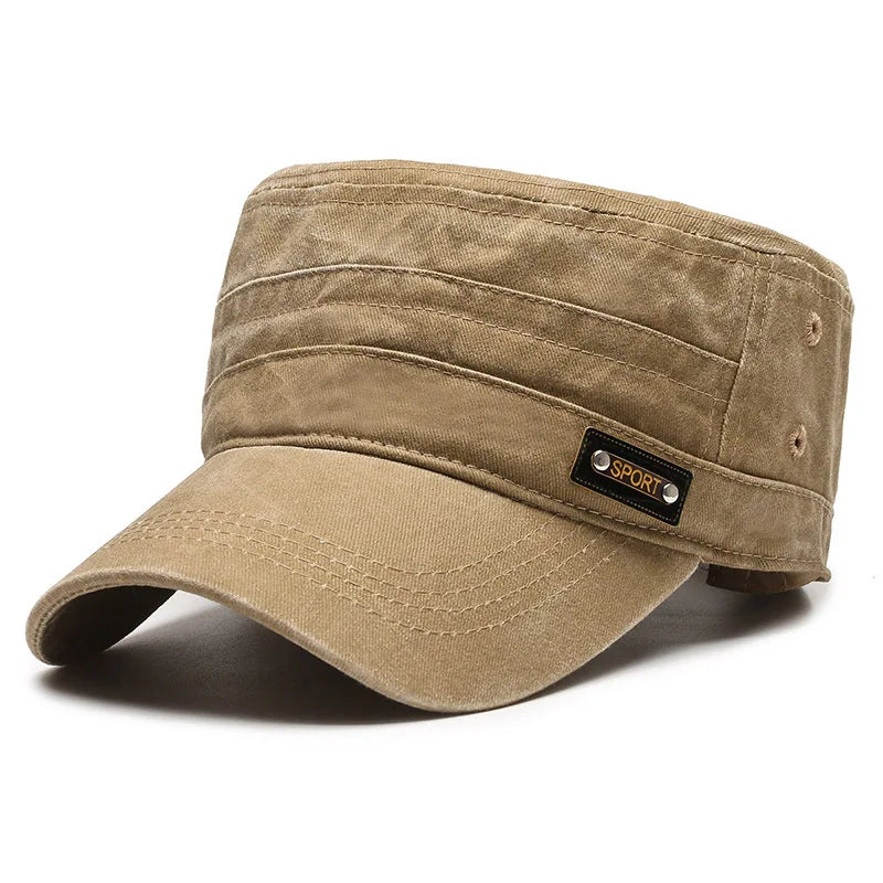 Gorra Béisbol Retro Hueso Plana Secado Rápido | Deporte Caza Pesca Unisex