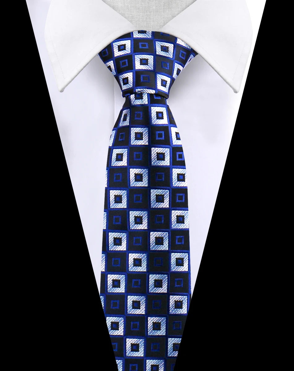 Corbata Jacquard Poliéster De Lujo Para Hombres Estilo Tico
