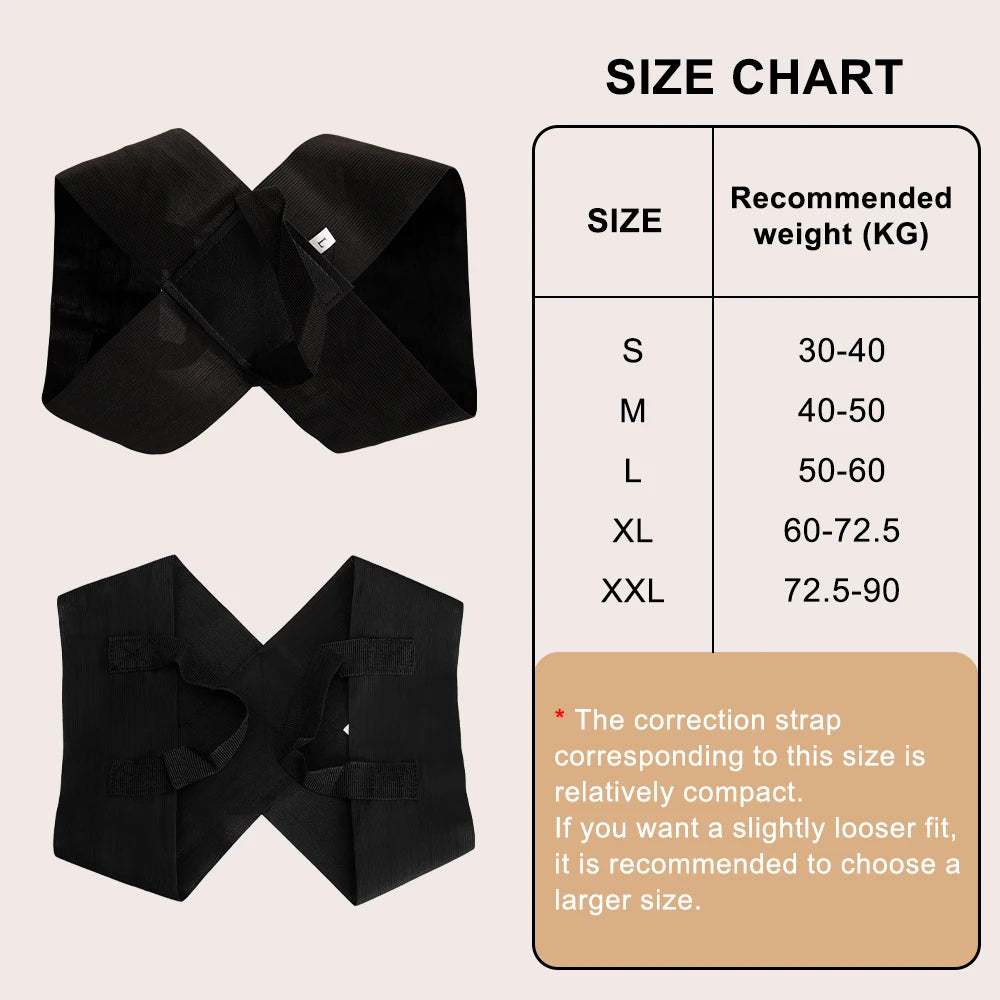 Corrector de postura de espalda, cinturón ajustable para clavícula, columna vertebral, Unisex, parte superior de la espalda, hombros, corrección de postura Lumbar, moldeador de cuerpo