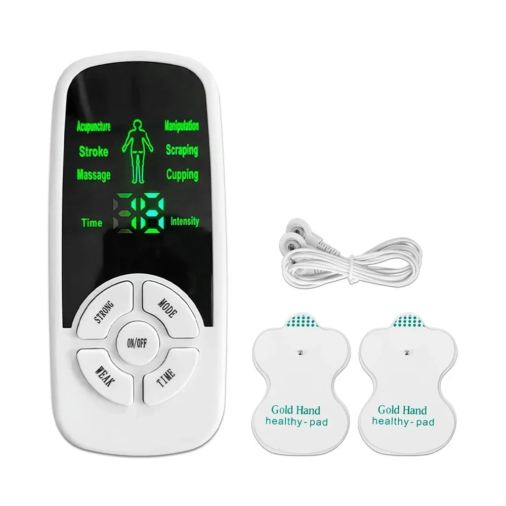 Masajeador Muscular TENS Eléctrico | Terapia Digital Pulso Estimulador | Cuidado Cuerpo Completo