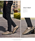 Mocasines Lujo Hombre ∣ Cuero Suave ∣ Zapatos Cómodos para Conducir