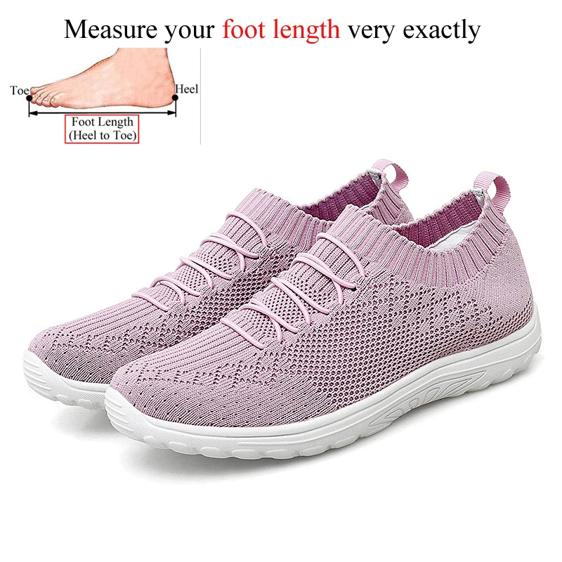Zapatos Planos Ligeros para Mujer | Tallas 42-43 | Azul, Rosa, Negro, Gris | Verano