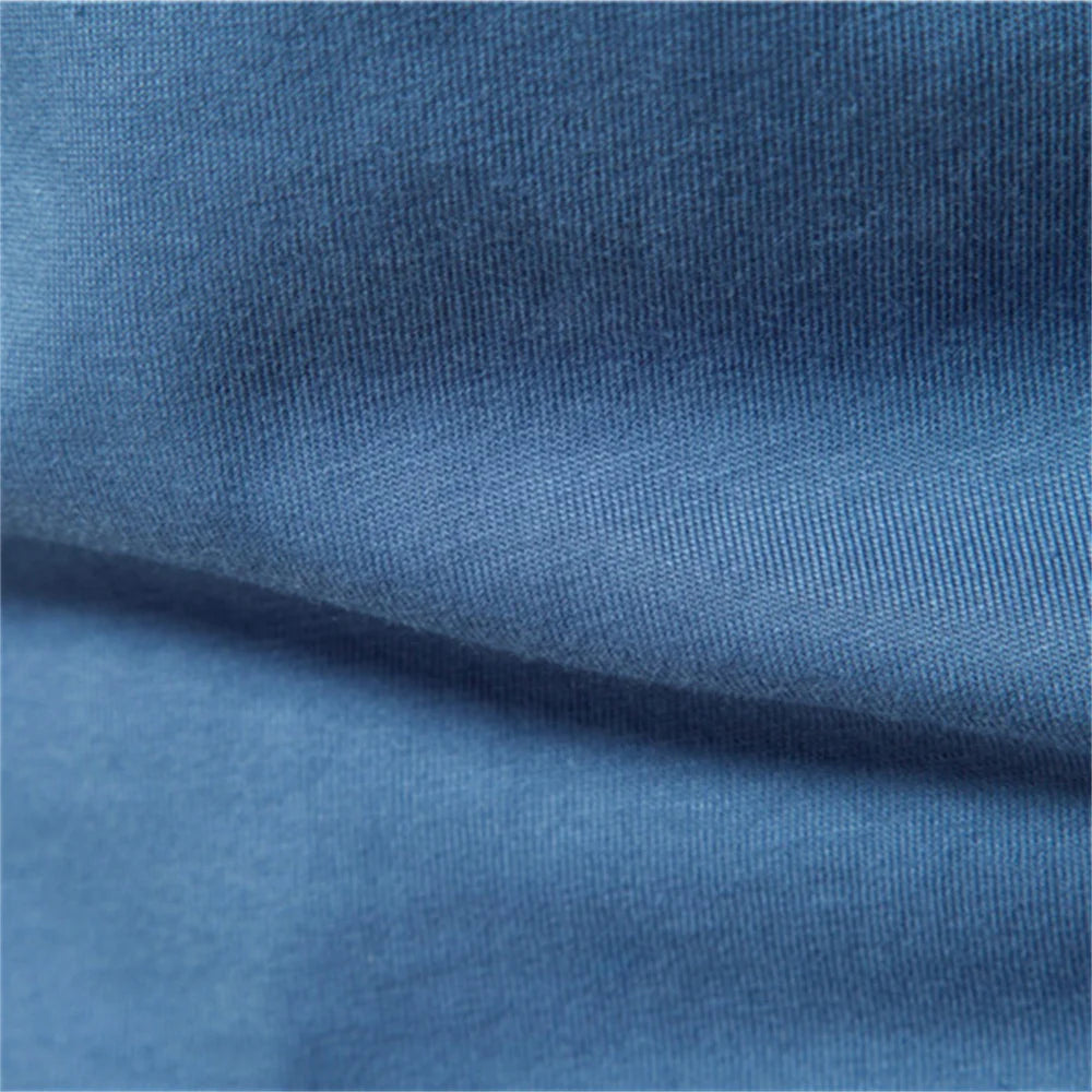 Camiseta Cuello Redondo Color Liso Hombre | Manga Larga Básica | Tallas XS-XXXL | Tico Trendy