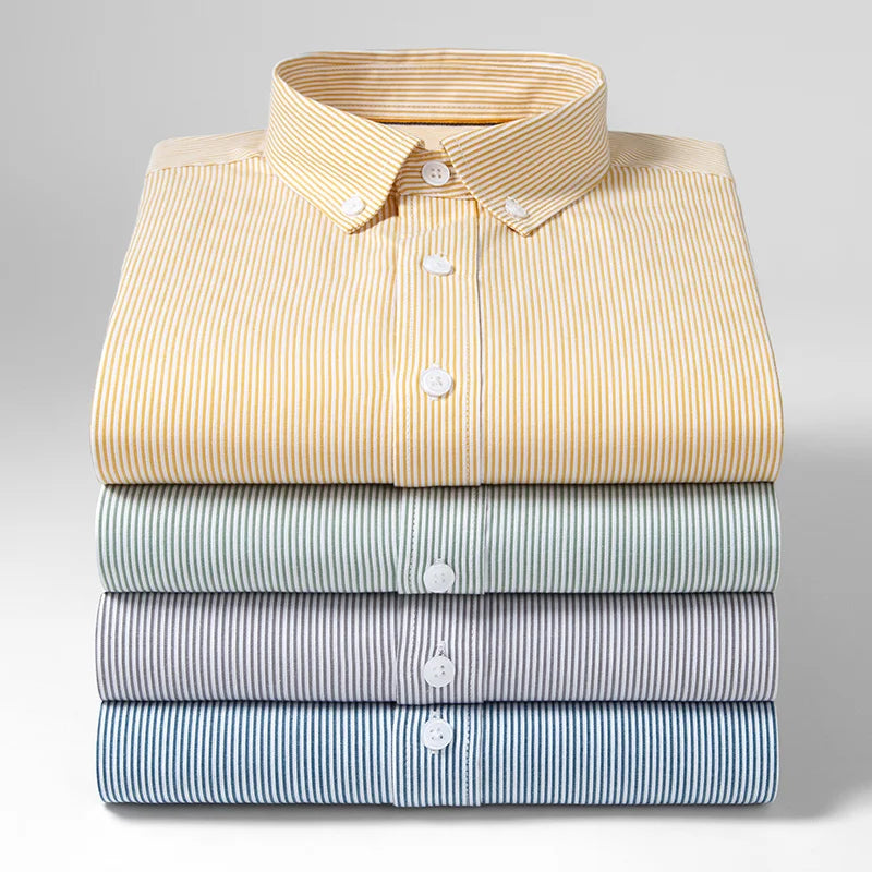 Camisa Rosa Pata de Gallo | 100% Algodón | Ajuste Formal | Top Clásico Hombre  | Ticotrendy