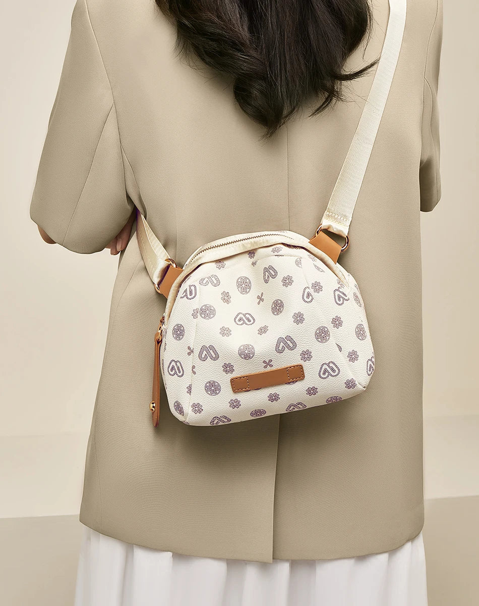 LAORENTOU bolso cruzado de concha de PVC para mujer, bolso de hombro informal grande a la moda para chica, bolso de viaje, regalo para esposa, novia, 2025