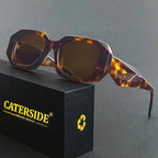 Gafas de Sol CATERSIDE Polarizadas | Montura Grande de Acetato Poligonal | UV400