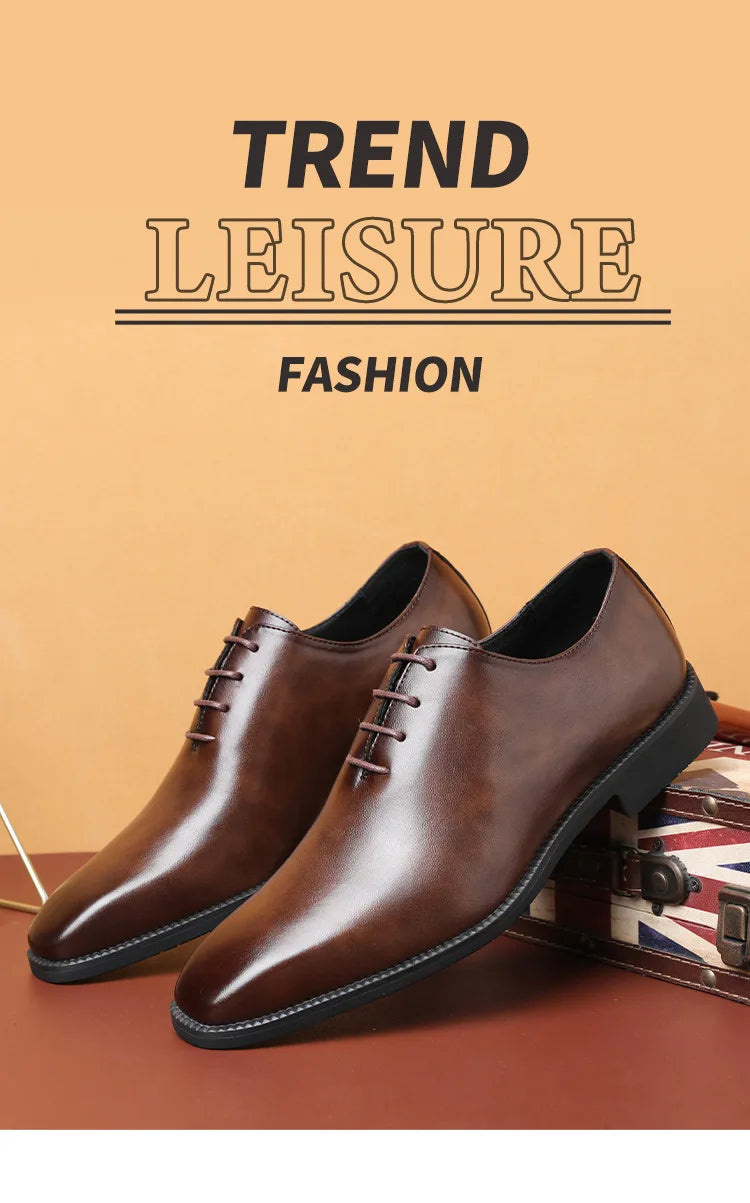 Zapatos Formales para Hombre 2026 | Primavera Otoño con Cordones | Zapatos de Boda y Negocios | Tico Trendy