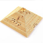 Regalo sorpresa, caja de rompecabezas piramidal Quest con compartimento oculto, juegos de rompecabezas para adultos y niños, juguetes creativos de prueba IQ