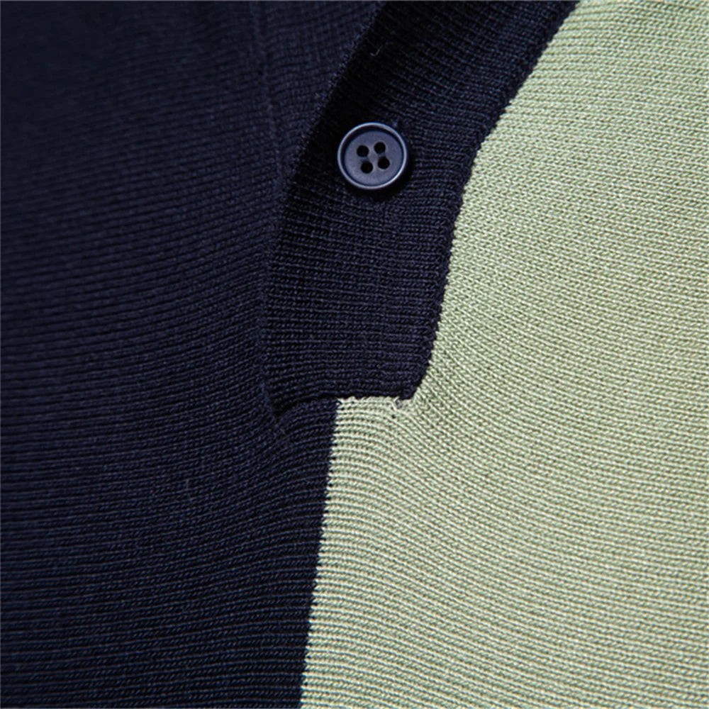 Polo Malla Rayas Transpirable Hombre | Elegante Informal | Tallas S-XXL | Tico Trendy