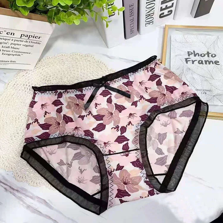 Bragas con Volantes y Lazo Floral | Talla Grande