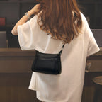 LAORENTOU bolso de hombro de cuero genuino para mujer 2025 nuevo bolso cruzado de cuero suave de gran capacidad a la moda para mamá