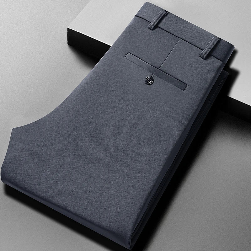 Pantalones de Vestir  | Elásticos 4 Direcciones y Sin Arrugas | Color Rojo Vino | Ticotrendy