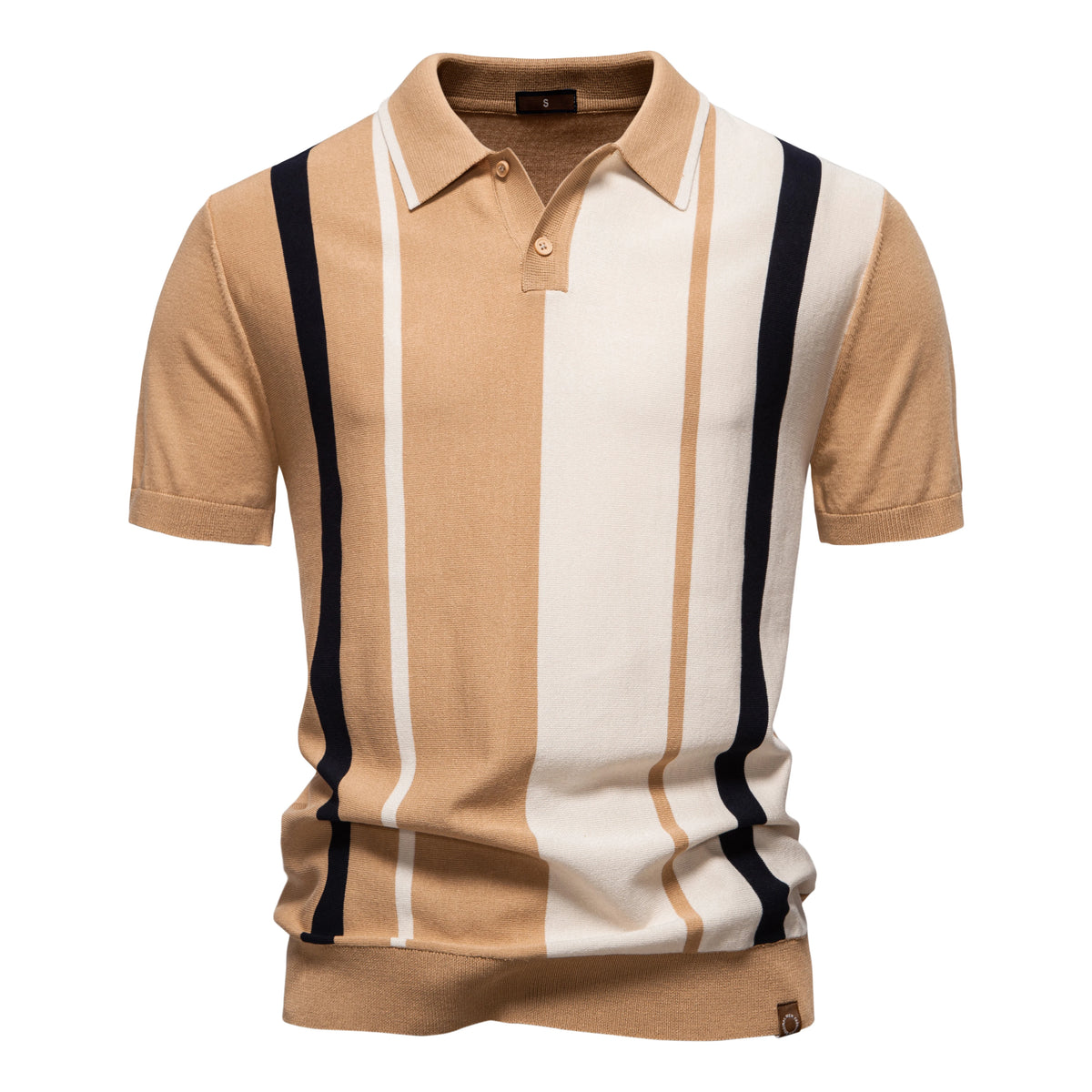 Polo Malla Rayas Transpirable Hombre | Elegante Informal | Tallas S-XXL | Tico Trendy