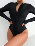 Traje de Baño Una Pieza con Mangas Largas | Bikini Estilo | Nuevo | Verano