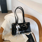 Bolso Hombro Diseño Hebilla Cinturón Lujo | Moda Versátil Tendencia Costa Rica