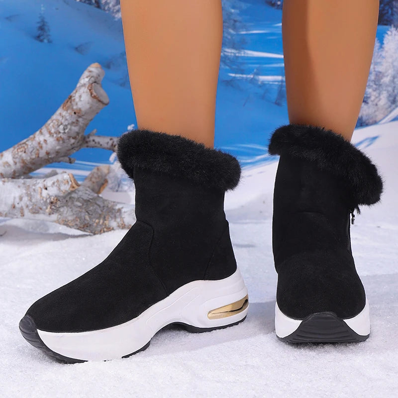Botines de Cuña y Plataforma | Estilo Coreano | Mujer