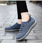 Zapatos Planos Ligeros para Mujer | Tallas 42-43 | Azul, Rosa, Negro, Gris | Verano