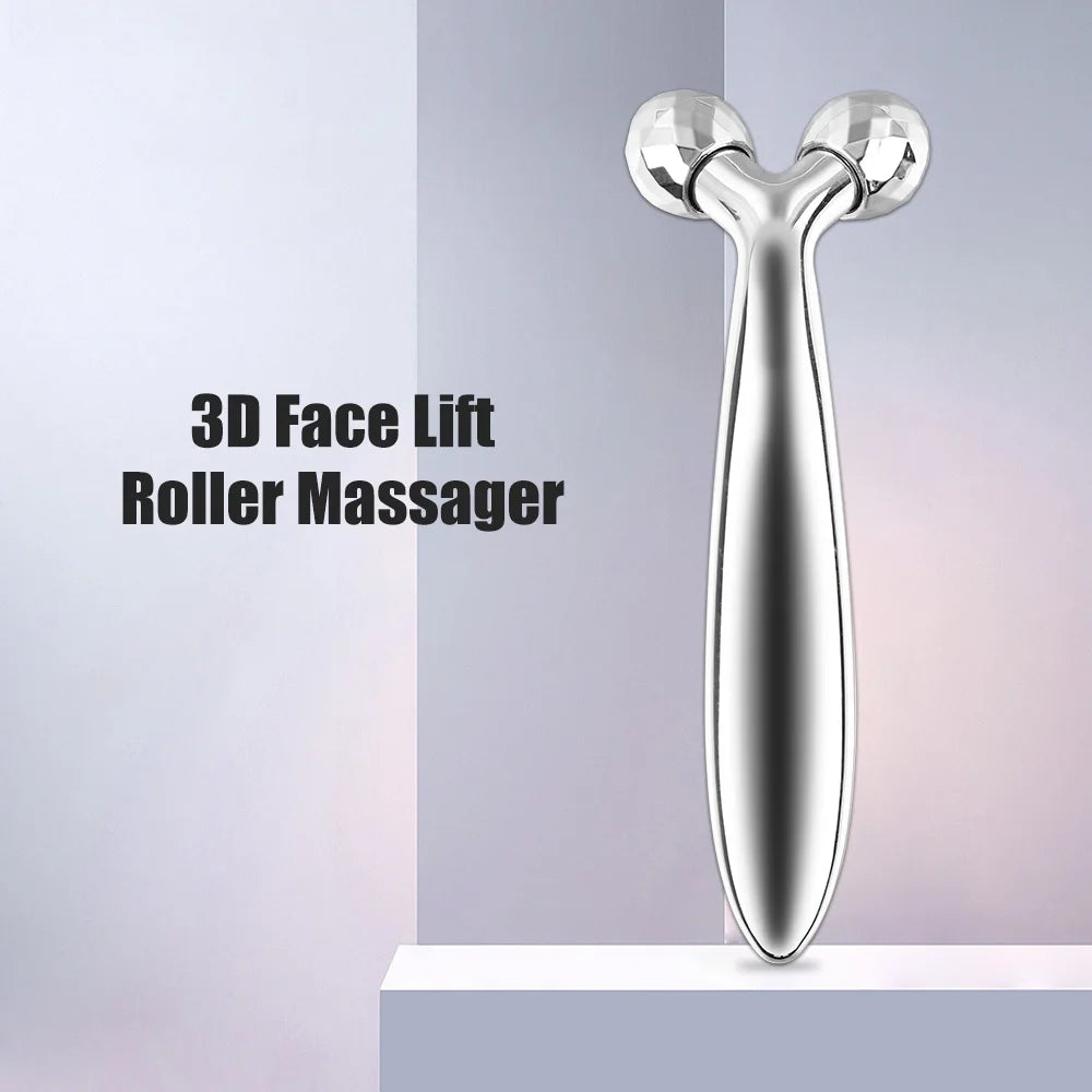 Masajeador Facial Rodillo 3D | Forma Y Rotación 360 Para Modelar | Belleza Y Relax
