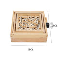 Laberinto Madera 3D Rompecabezas | Juego Ingenio Coordinacion | Educativo Montessori