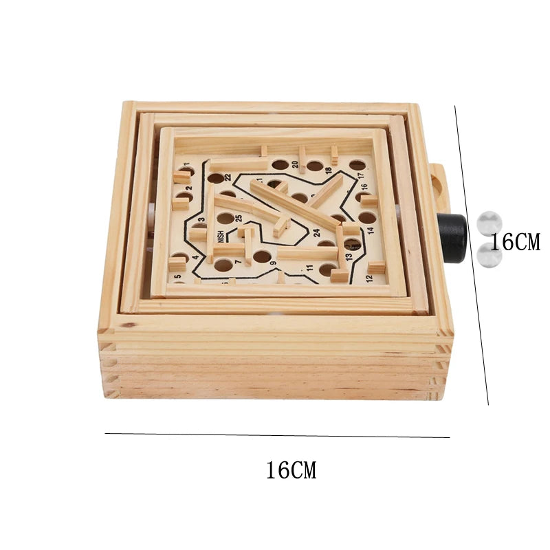 Juego De laberinto, laberinto De madera, rompecabezas para niños y adultos, juguetes IQ, Educación Montessori, coordinación mano-ojo, Juegos De Ingenio