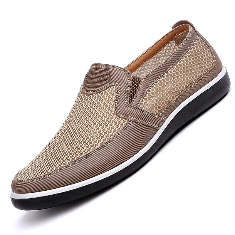 Mocasines Malla Hombre ∣ Verano Sin Cordones ∣ Calados Cómodos 2022