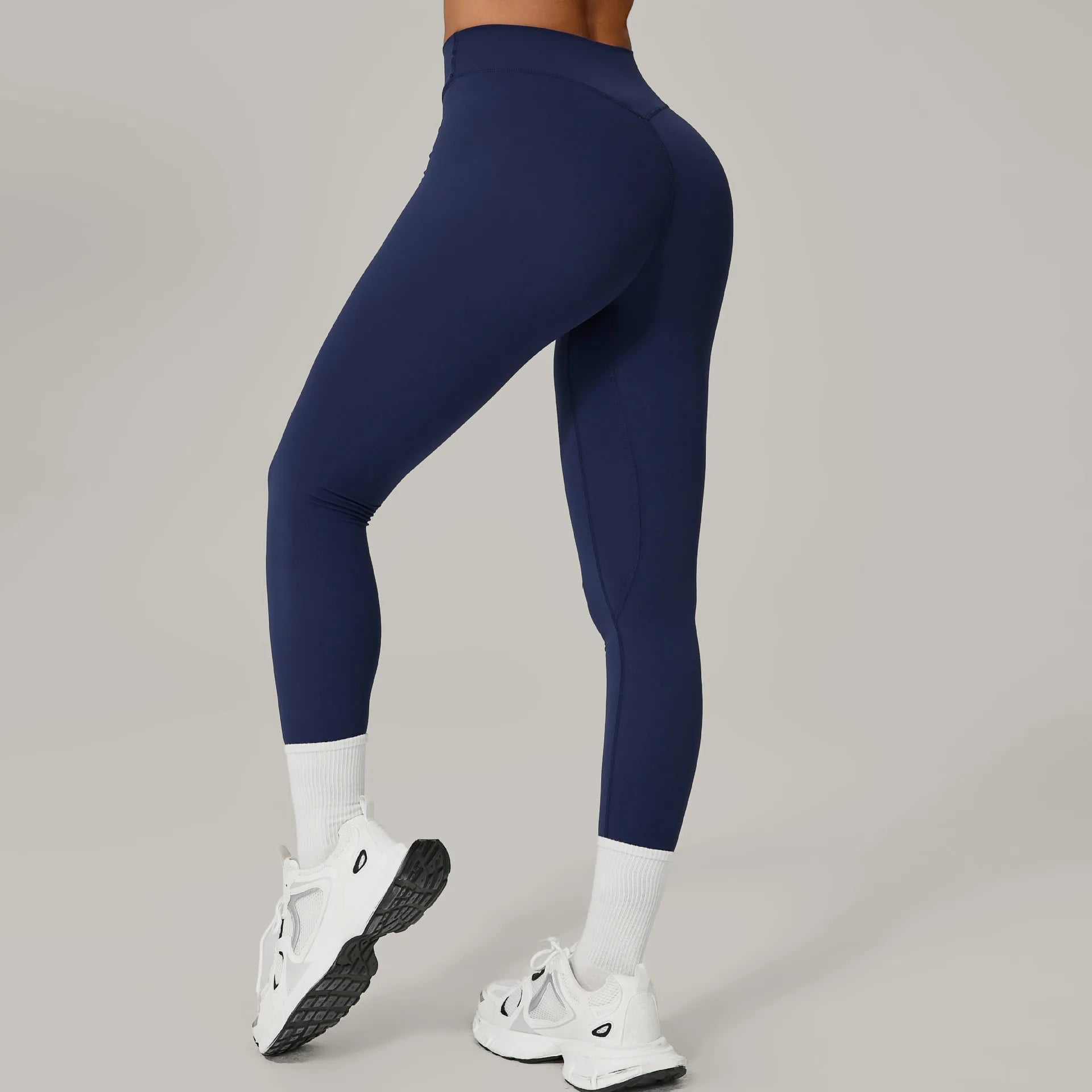 Pantalones de Yoga VEQKING | Pliegues Invisibles y Cintura Alta | Levanta Glúteos y Secado Rápido | Tico Trendy