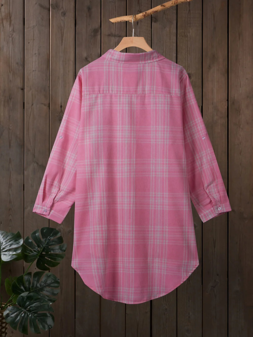 Camisa a Cuadros Manga Larga | Talla Grande | Tico Trendy