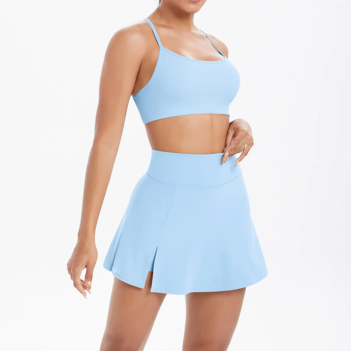 Conjunto Deportivo Yoga 2 Piezas | Ticotrendy Sujetador Shorts Mujer Estilo Fitness