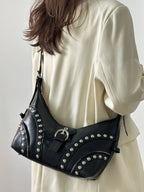 Bolso Gótico Punk Mujer Remaches PU Moda Y2K