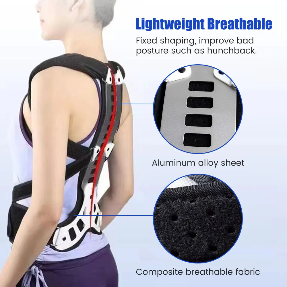 Corrector De Postura Soporte De Espalda | Joroba Cifosis Fractura Vertebral | Alisador Unisex