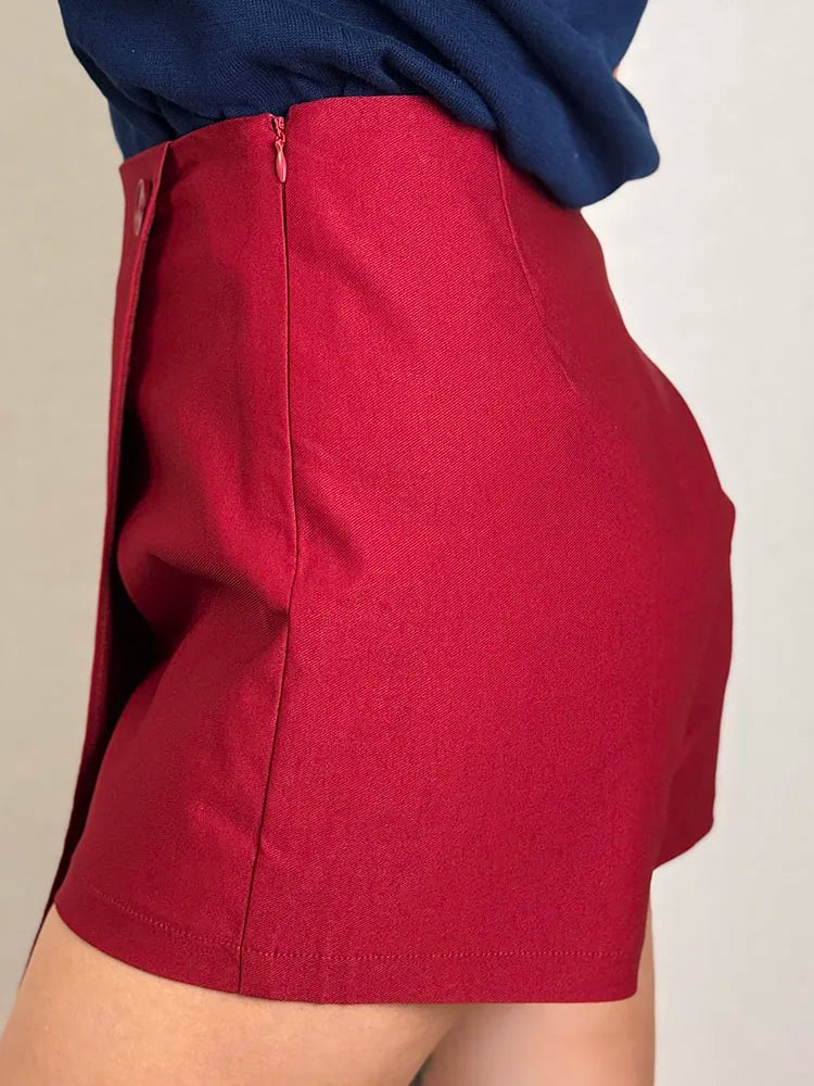 Mini Falda-Shorts Asimétrica | Estilo Elegante | Mujer
