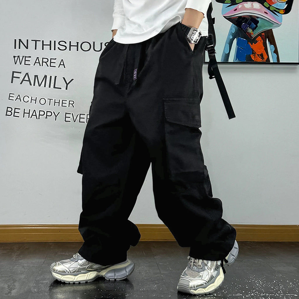 Pantalón Cargo Caqui | Algodón | Corte Holgado | Hombre | Ticotrendy