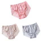 Set de Bragas de Encaje | 3 Piezas | Talla Grande 7XL