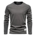 Camiseta Clásica 100% Algodón Hombre | Manga Larga Primavera | Tallas S-XXL | Tico Trendy