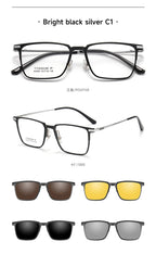VKYEE, nuevas gafas de sol polarizadas con Clip magnético para hombres y mujeres, gafas de lectura ópticas, se pueden personalizar con prescripción F93006
