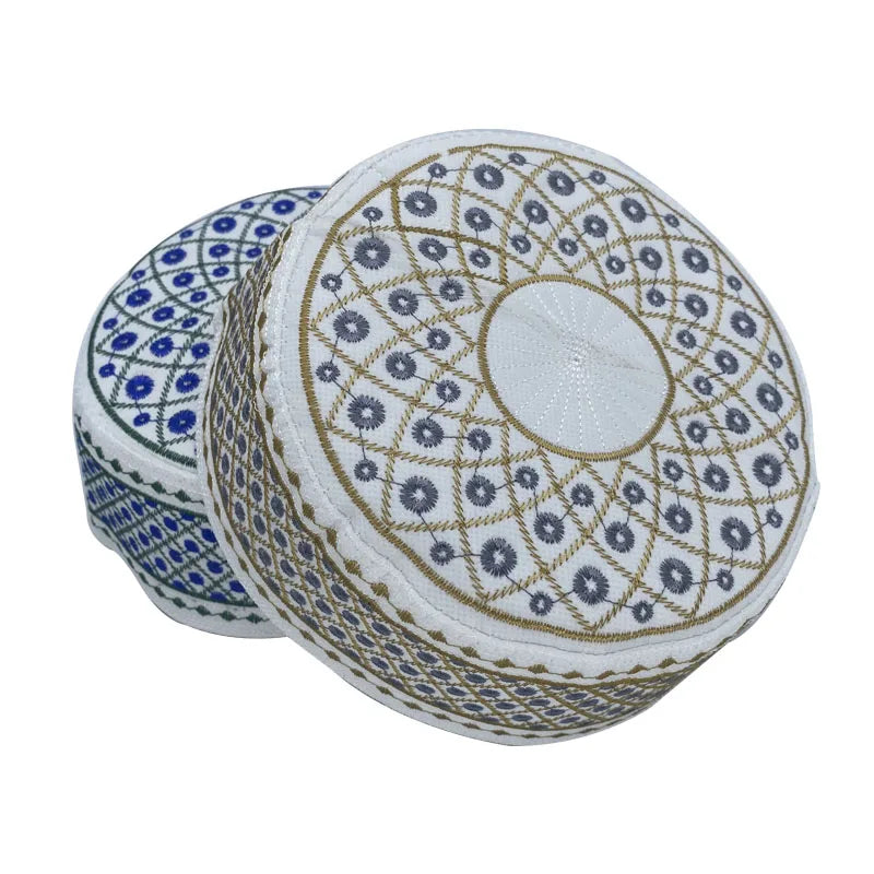 Gorro Kufi Bordado de Oración para Hombre