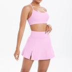 Conjunto Deportivo Yoga 2 Piezas | Ticotrendy Sujetador Shorts Mujer Estilo Fitness