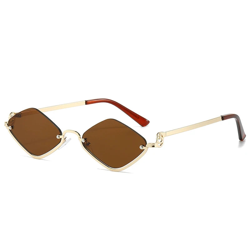 Gafas de Sol Poligonales Ojo de Gato Sexy Casual Tendencia Tico