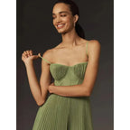Vestido Largo Vaporoso Cintura Alta para Fiesta