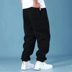 Pantalones de Pana Extragrandes | Forro Polar Invernal | Tallas Plus 10XL-12XL | Ticotrendy