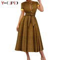 Vestido Dashiki Bazin Riche Africano Pareja | 2 Piezas | Tallas XS-6XL | Tico Trendy
