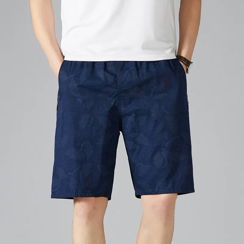 Pantalones Cortos Cargo para Hombre | Cintura Elástica y Cordón | Tallas Grandes | Ticotrendy