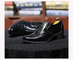 Zapatos Oxford Hombre Charol Elegantes Punta Puntiaguda Fiesta Boda | Alta Calidad